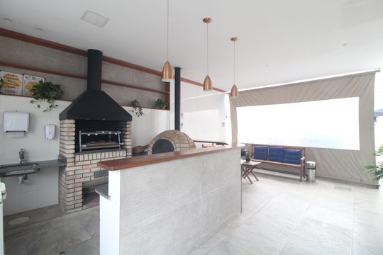 Área comum - Churrasqueira de apartamento para alugar com 2 quartos, 54m² em Jurubatuba, São Paulo