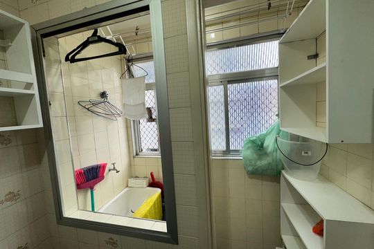 Área de Serviço de apartamento para alugar com 1 quarto, 46m² em Centro, São Vicente