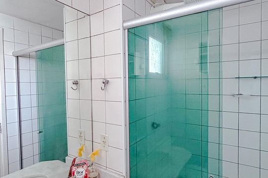 Banheiro de apartamento para alugar com 3 quartos, 64m² em Chácara Califórnia, São Paulo