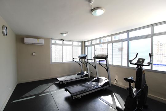 Área Comum - Academia de apartamento para alugar com 1 quarto, 45m² em Indianópolis, São Paulo