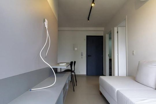 Sala de apartamento à venda com 1 quarto, 32m² em Vila Mafra, São Paulo