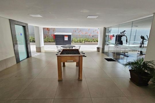Área comum - Espaço de Jogos de apartamento para alugar com 3 quartos, 136m² em Lourdes, Belo Horizonte