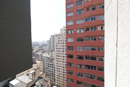 Vista de kitnet/studio para alugar com 1 quarto, 26m² em Liberdade, São Paulo