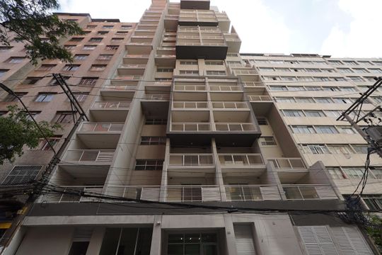 Fachada de kitnet/studio para alugar com 1 quarto, 26m² em Liberdade, São Paulo