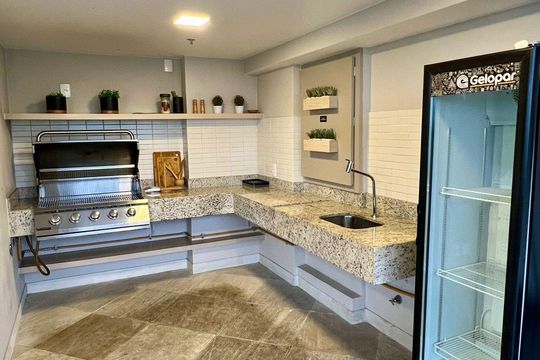Área comum de apartamento para alugar com 1 quarto, 52m² em Leblon, Rio de Janeiro