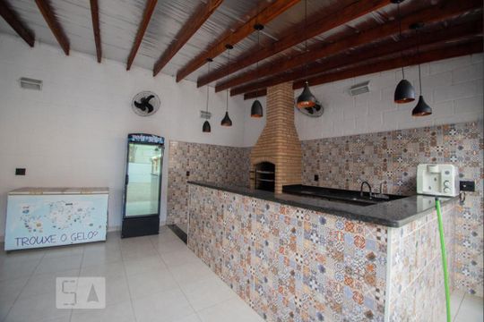 Área comum - Churrasqueira de apartamento para alugar com 2 quartos, 58m² em Vila Mimosa, Campinas