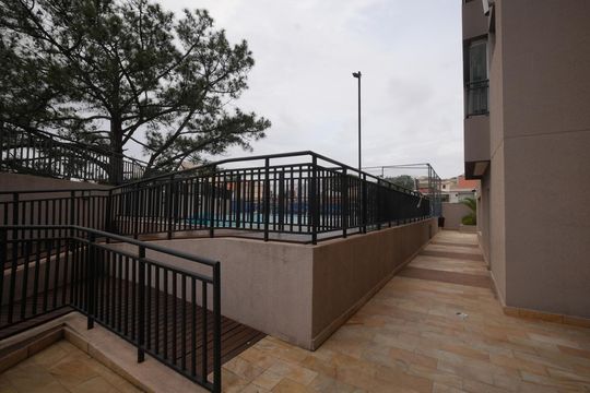 Área comum - Piscina de apartamento à venda com 3 quartos, 93m² em Vila Scarpelli, Santo André