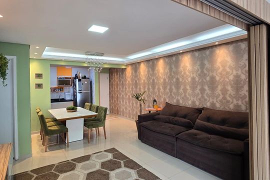 Sala de apartamento à venda com 2 quartos, 86m² em Jardim Tabatinga, Guarulhos