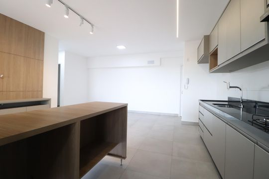 Cozinha de apartamento para alugar com 3 quartos, 116m² em Gávea, Uberlândia