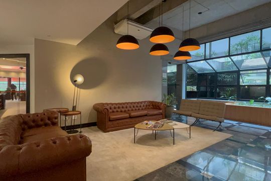 Hall de entrada de kitnet/studio para alugar com 1 quarto, 29m² em Cerqueira César, São Paulo
