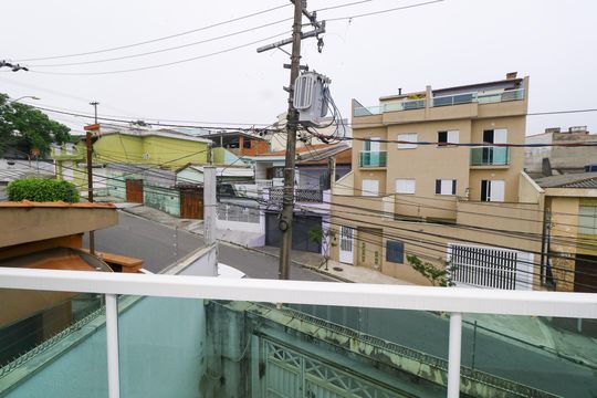 Vista da Varanda da Suíte de casa à venda com 3 quartos, 139m² em Vila Linda, Santo André