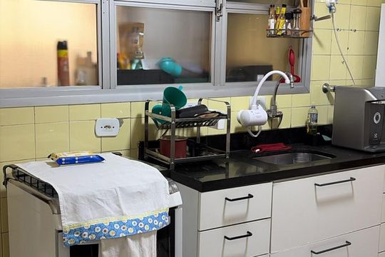 Cozinha de apartamento para alugar com 3 quartos, 82m² em Vila Mariana, São Paulo