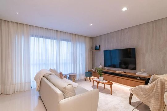 Sala de apartamento para alugar com 2 quartos, 152m² em São Francisco, Curitiba