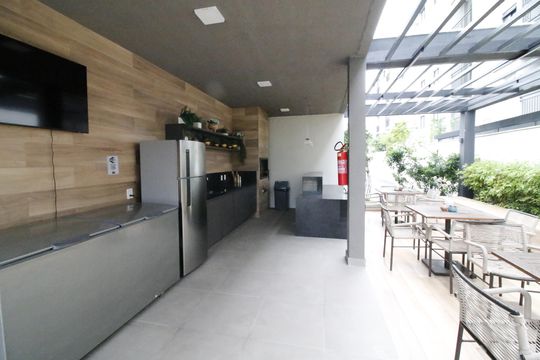 Área comum - Churrasqueira de apartamento à venda com 2 quartos, 41m² em Barra Olímpica, Rio de Janeiro