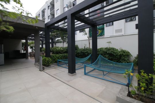 Área comum - Churrasqueira de apartamento à venda com 2 quartos, 41m² em Barra Olímpica, Rio de Janeiro