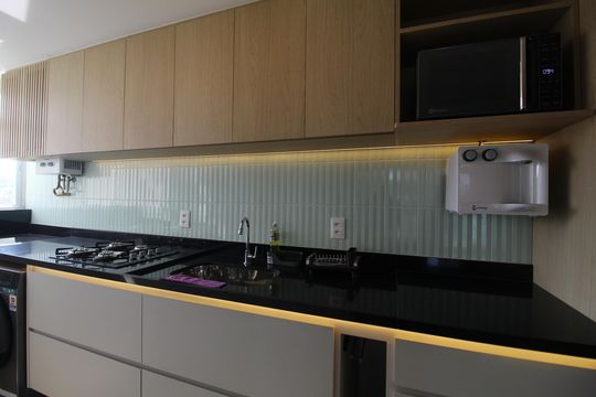 Cozinha de apartamento à venda com 2 quartos, 58m² em Taquara, Rio de Janeiro