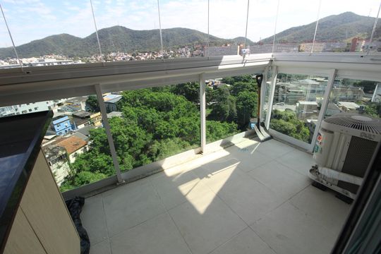 Sala - Varanda de apartamento à venda com 2 quartos, 58m² em Taquara, Rio de Janeiro