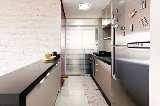 Cozinha de apartamento à venda com 2 quartos, 59m² em Assunção, São Bernardo do Campo