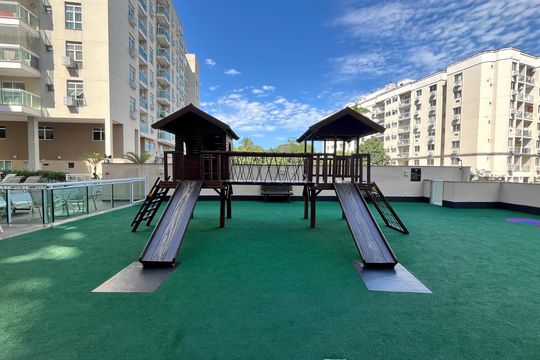 Área comum - Playground de apartamento à venda com 1 quarto, 38m² em Taquara, Rio de Janeiro