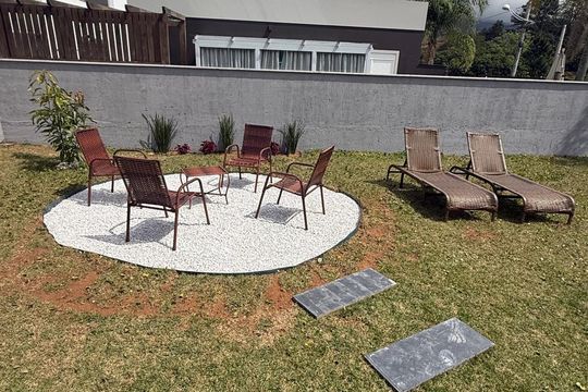 Área externa de casa de condomínio para alugar com 3 quartos, 212m² em  São João do Rio Vermelho, Florianópolis