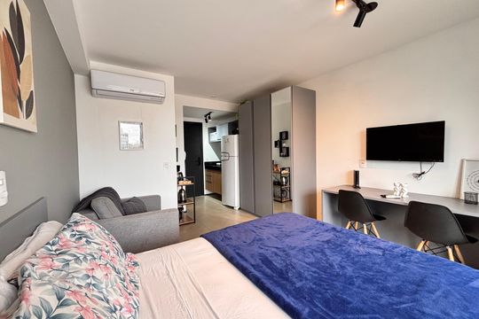 Studio de kitnet/studio à venda com 1 quarto, 25700m² em Indianópolis, São Paulo
