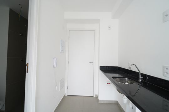 Cozinha de kitnet/studio à venda com 1 quarto, 18m² em Bela Vista, São Paulo