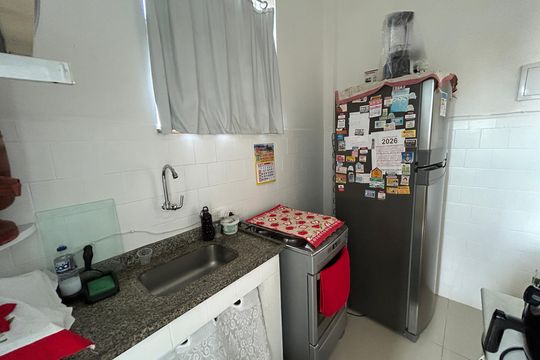 Cozinha de apartamento à venda com 2 quartos, 55m² em Maria da Graça, Rio de Janeiro