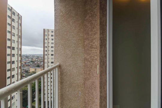Varanda da Sala de apartamento para alugar com 2 quartos, 37m² em Vila Virginia, São Paulo