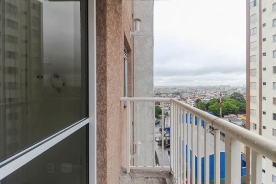 Varanda da Sala de apartamento para alugar com 2 quartos, 37m² em Vila Virginia, São Paulo