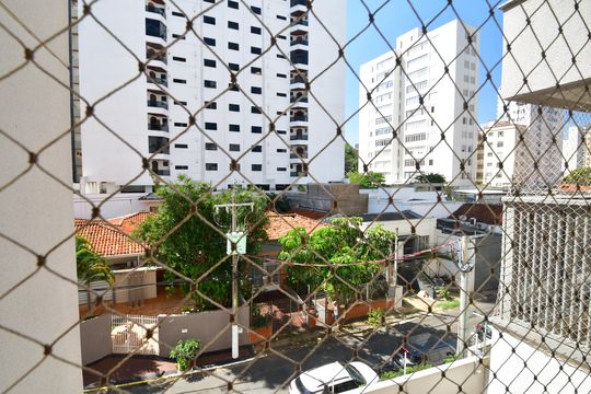 Sacada - Vista de apartamento para alugar com 1 quarto, 40m² em Cambuí, Campinas