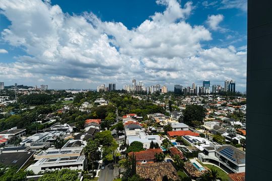 Vista da Sacada de apartamento para alugar com 1 quarto, 50m² em Melville Empresarial Ii, Barueri