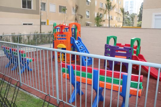 Área comum - Playground de apartamento para alugar com 2 quartos, 35m² em Vila Palmares, São Caetano do Sul