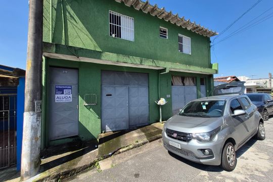 Placa  de casa para alugar com 1 quarto, 45m² em Jardim Maria Rosa, Taboão da Serra