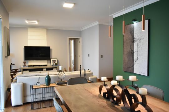 Sala de apartamento para alugar com 3 quartos, 130m² em Vila Clementino, São Paulo