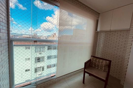 Varanda de apartamento para alugar com 2 quartos, 64m² em Boqueirão, Santos