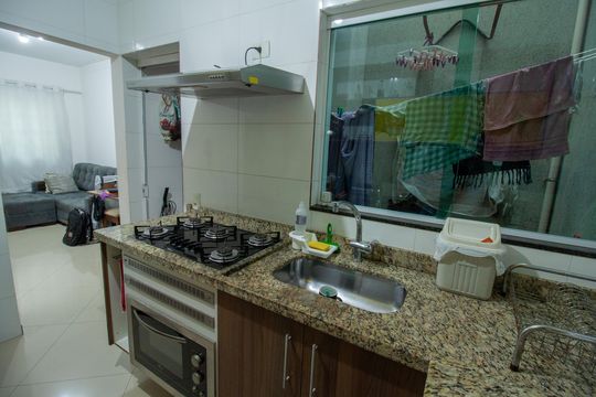 Cozinha de casa de condomínio à venda com 2 quartos, 92m² em Vila Esperança, São Paulo