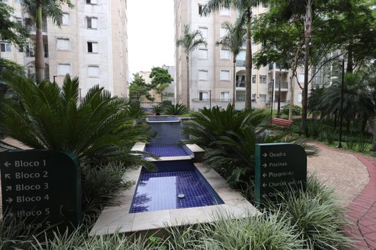 Área comum - Jardim de apartamento para alugar com 2 quartos, 55m² em Sítio da Figueira, São Paulo