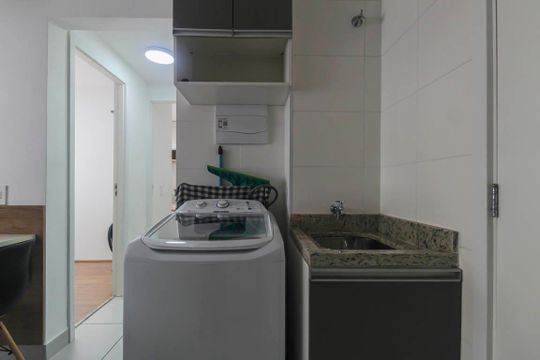 Área de Serviço de apartamento para alugar com 2 quartos, 33m² em Vila Ivone, São Paulo