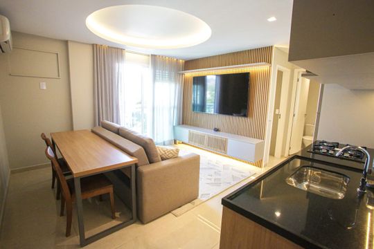 Cozinha de kitnet/studio à venda com 1 quarto, 39m² em Taquara, Rio de Janeiro
