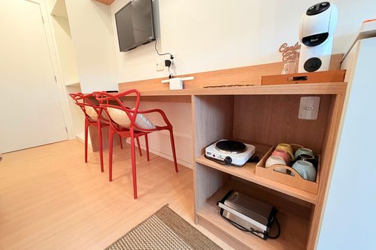 Studio de kitnet/studio à venda com 1 quarto, 17m² em Brooklin, São Paulo