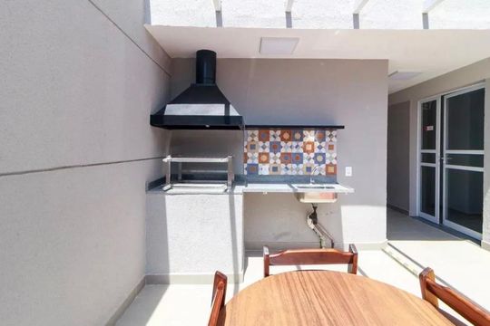 Área comum de kitnet/studio à venda com 1 quarto, 17m² em Brooklin, São Paulo