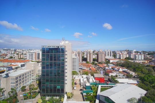 Suíte - Vista de apartamento para alugar com 2 quartos, 56m² em São Sebastião, Porto Alegre