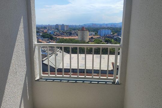 Varanda de apartamento para alugar com 1 quarto, 28m² em Jardim Danfer, São Paulo