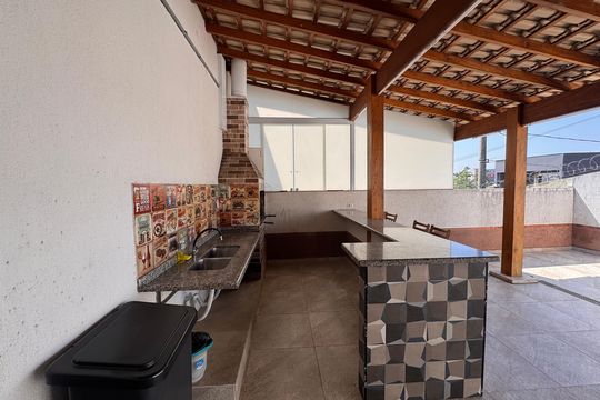 Área comum - Churrasqueira de apartamento para alugar com 2 quartos, 69m² em Bairro Nakamura Park, Cotia