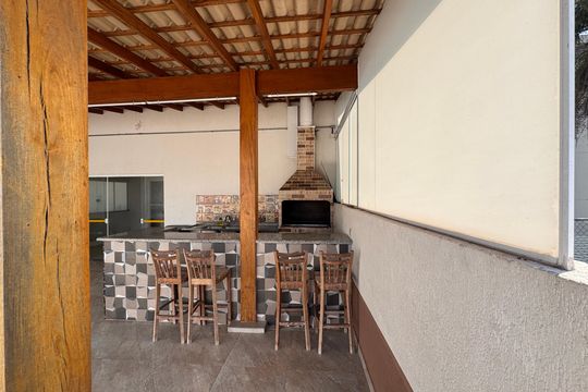 Área comum - Churrasqueira de apartamento para alugar com 2 quartos, 69m² em Bairro Nakamura Park, Cotia