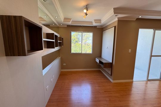 Sala de apartamento para alugar com 2 quartos, 69m² em Bairro Nakamura Park, Cotia