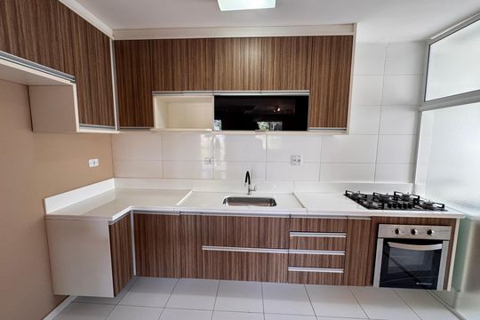 Cozinha de apartamento para alugar com 2 quartos, 69m² em Bairro Nakamura Park, Cotia