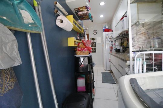 Área de serviço de apartamento à venda com 2 quartos, 62m² em Taquara, Rio de Janeiro