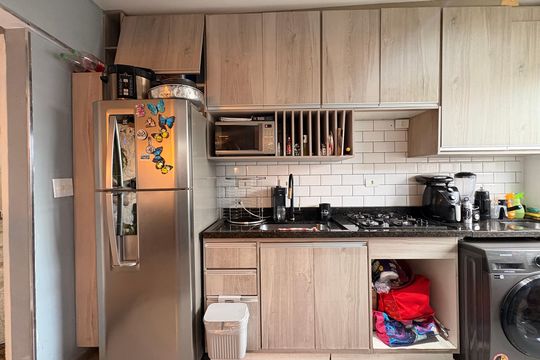 Cozinha  de apartamento para alugar com 2 quartos, 55m² em Vila Homero Thon, Santo André