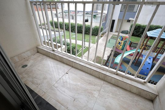 Sacada de apartamento à venda com 3 quartos, 60m² em Vila Homero Thon, Santo André